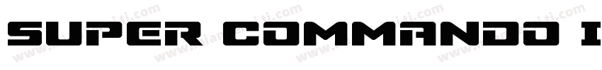 Super Commando Itali字体转换